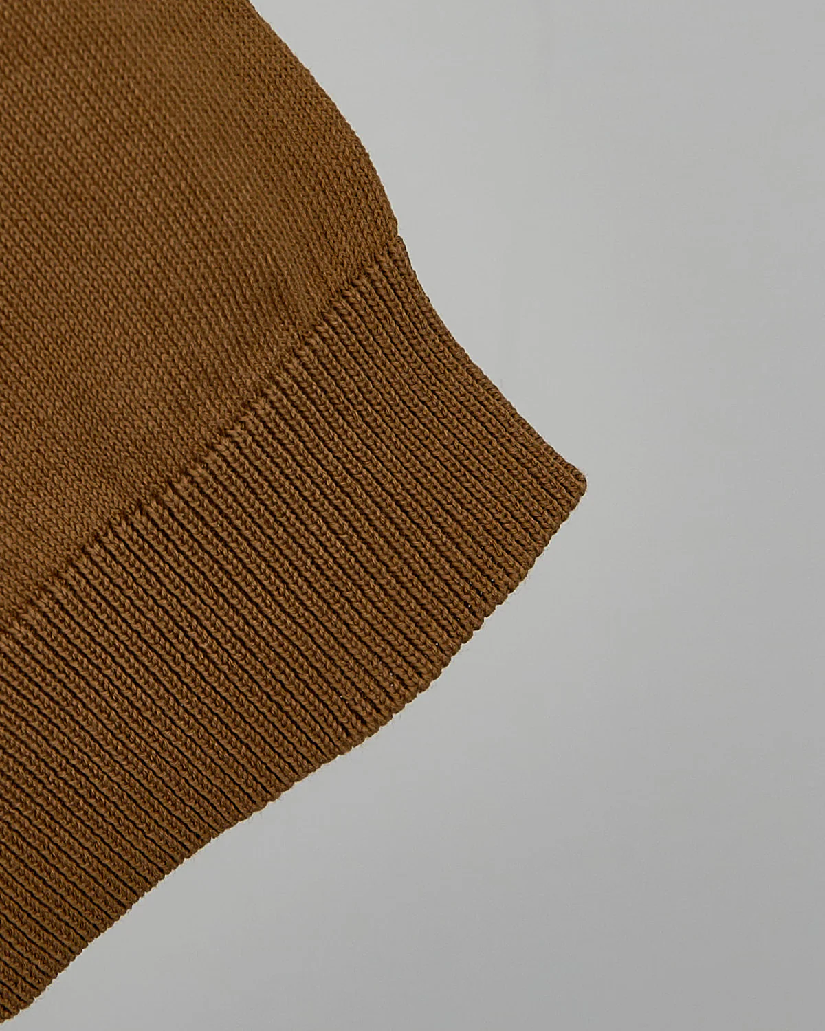 Standup Collar Crêpe Cotton Polo Shirt - Image 5