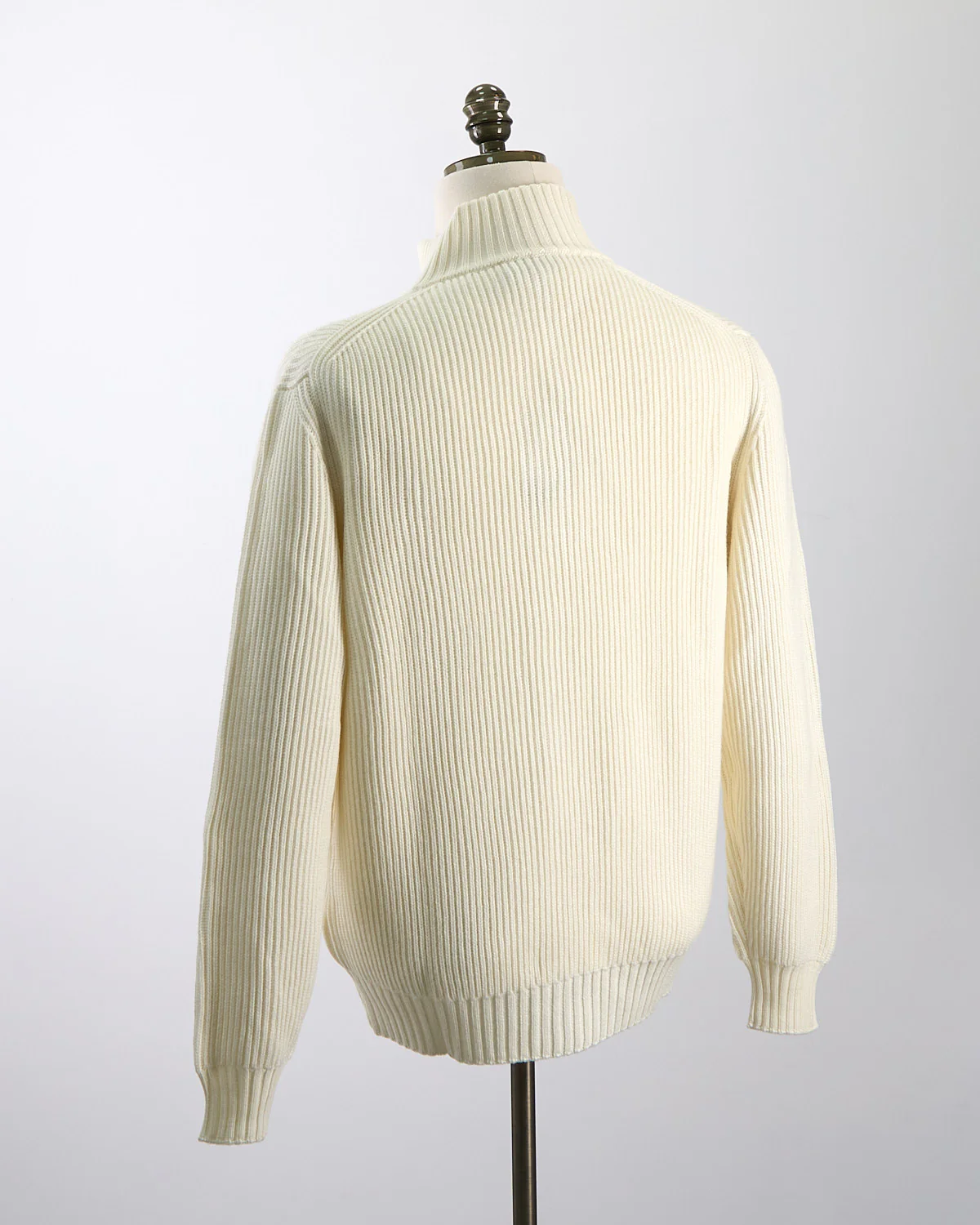 Super Soft Merino 7 Gauge Full Button Blouson Cardigan - Image 4