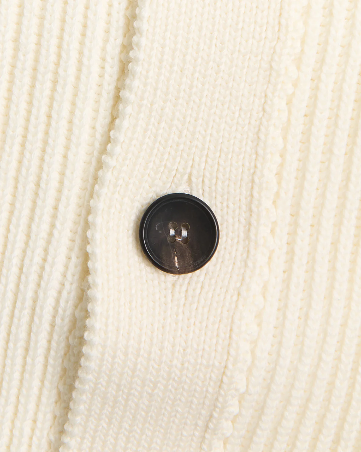 Super Soft Merino 7 Gauge Full Button Blouson Cardigan - Image 7