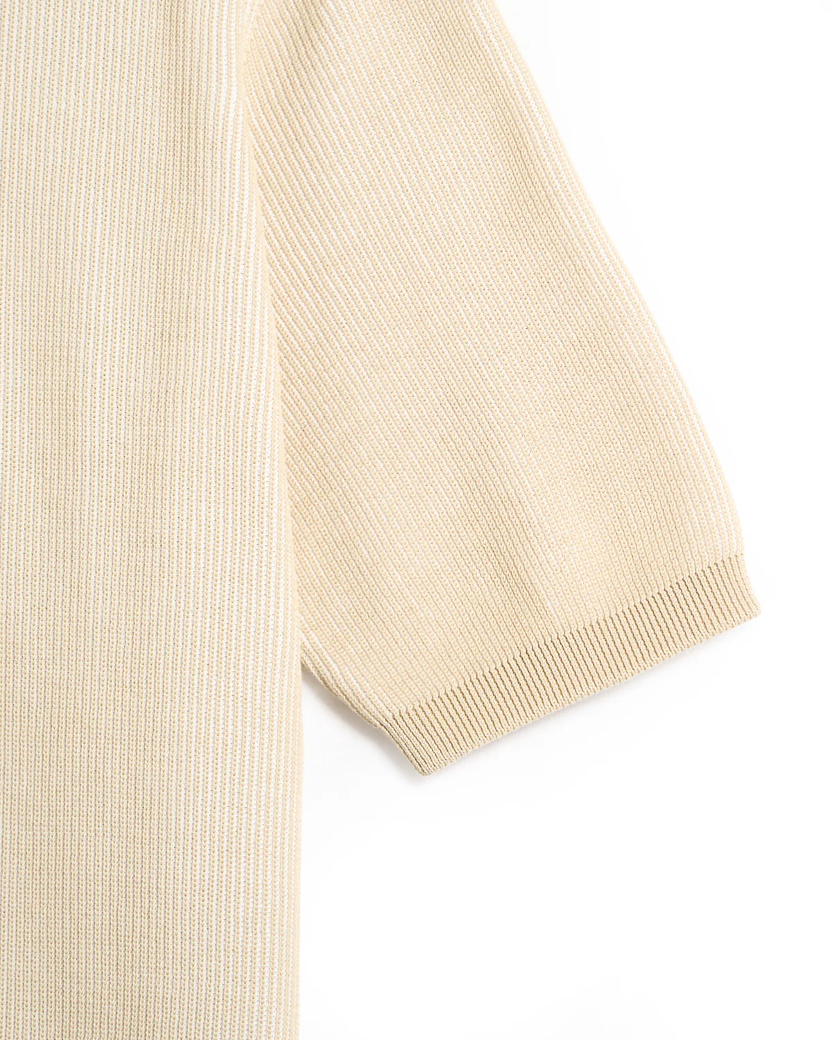 Two Tone Ribbed Polo - Image 4