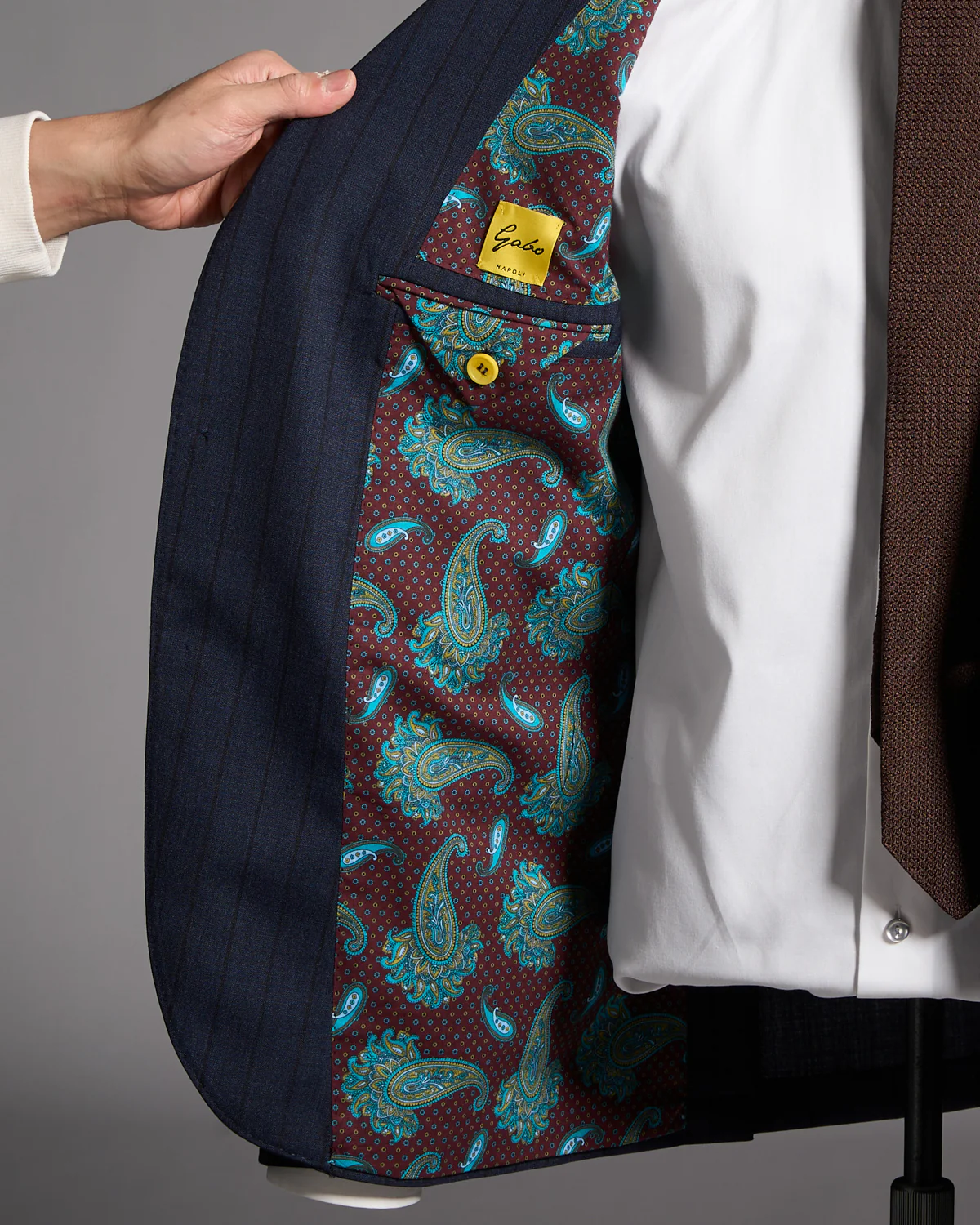 Hand Made Tonal Stripe Suit - Image 7