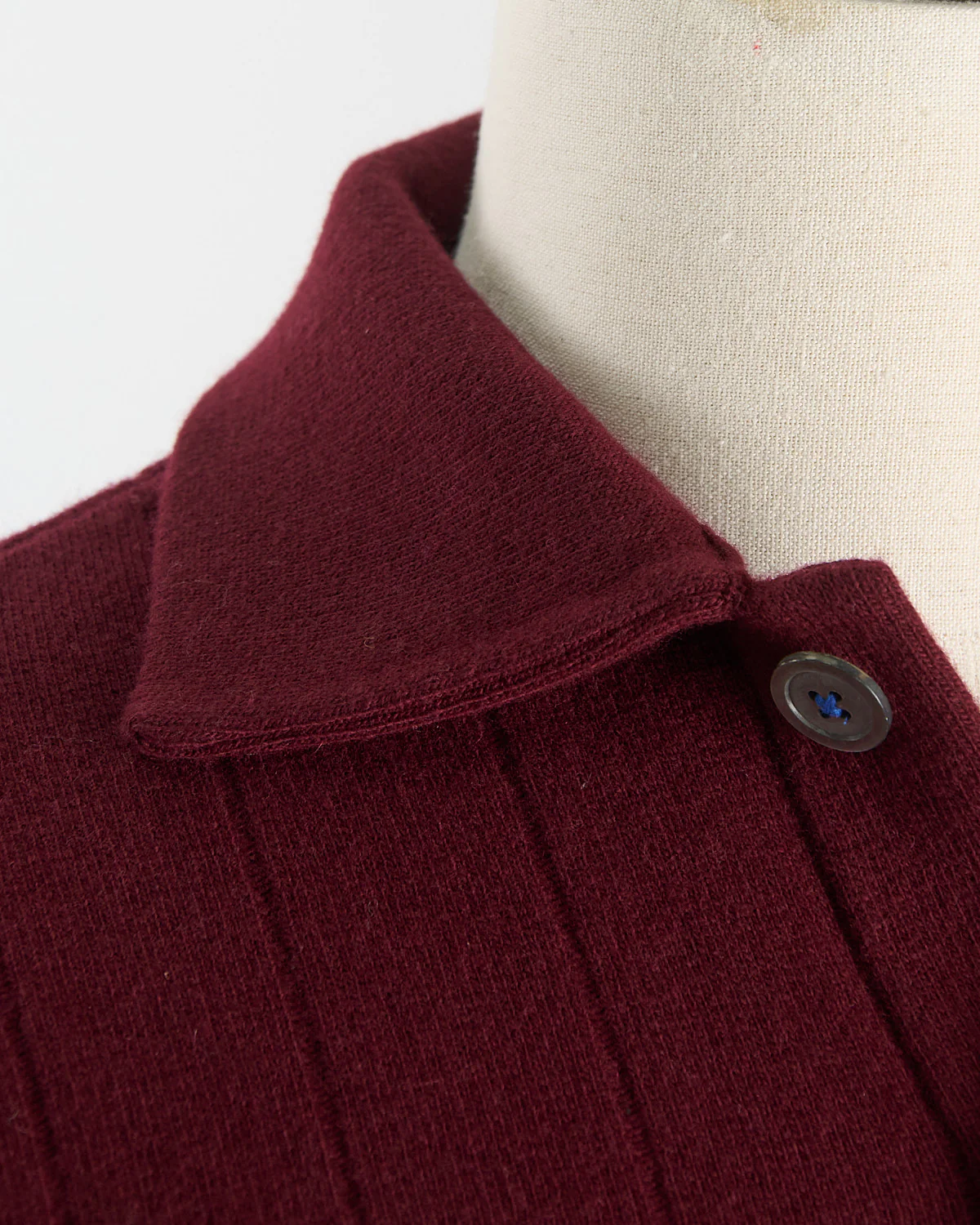 100% Carded Merino Stitch Knit Cardigan - Image 4