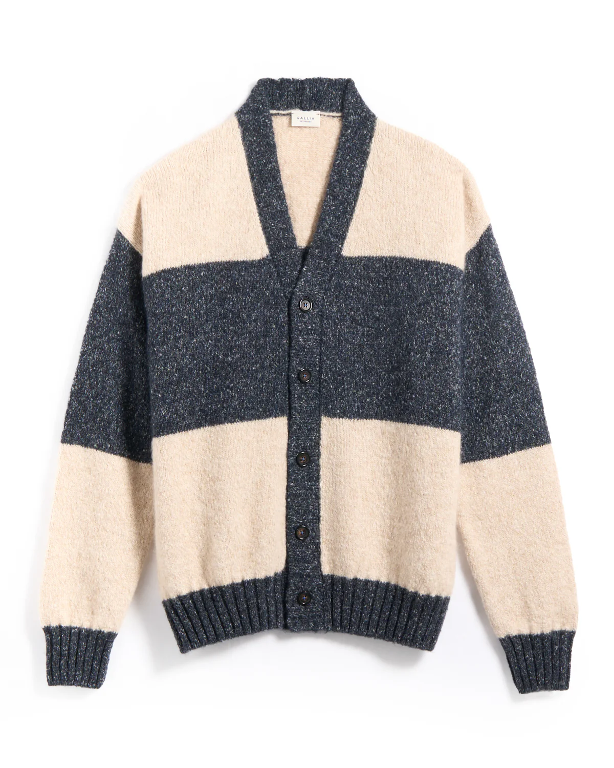 Bold Stripe Fuzzy Cardigan