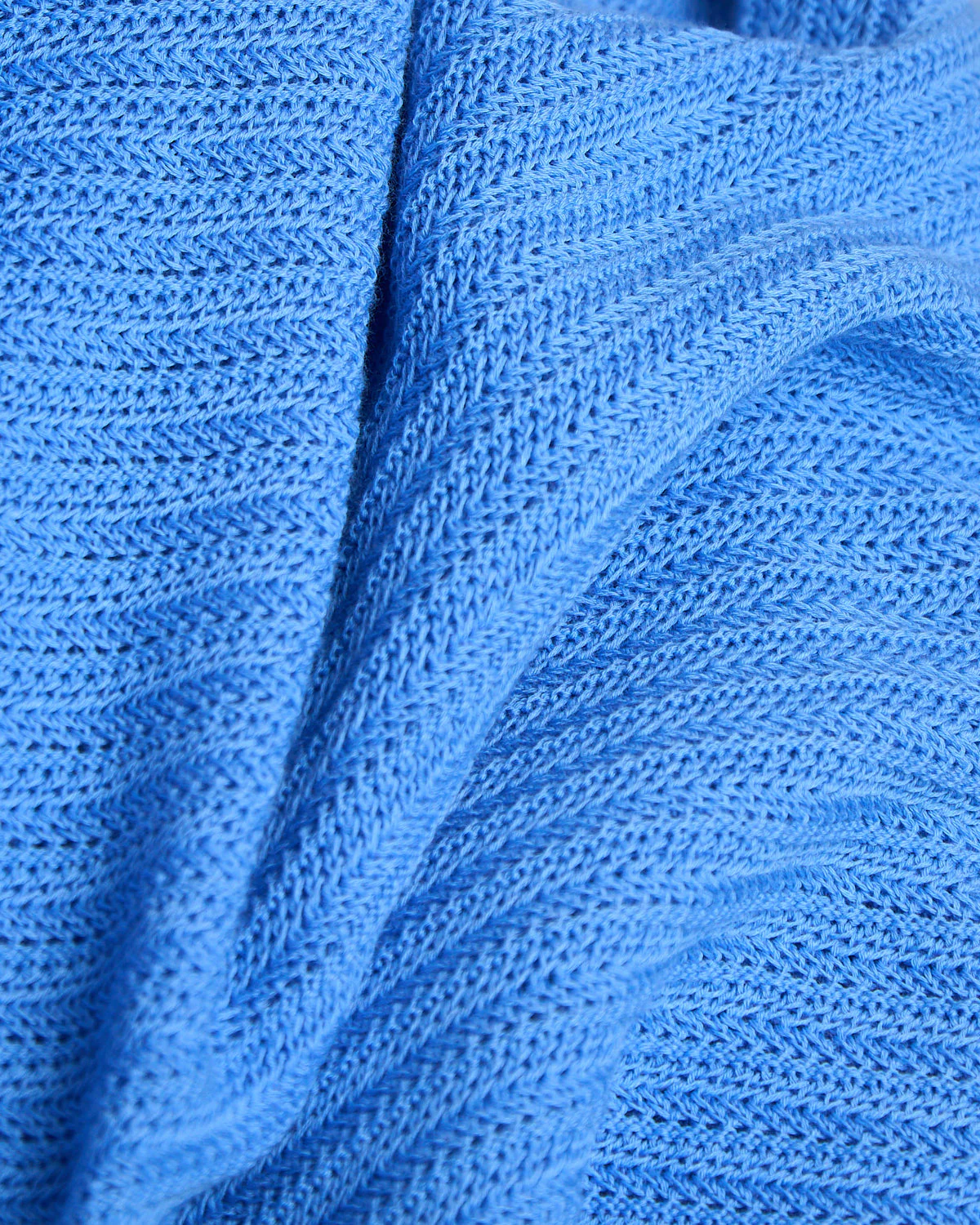 Chainlink Knit Ribbed Polo - Image 7