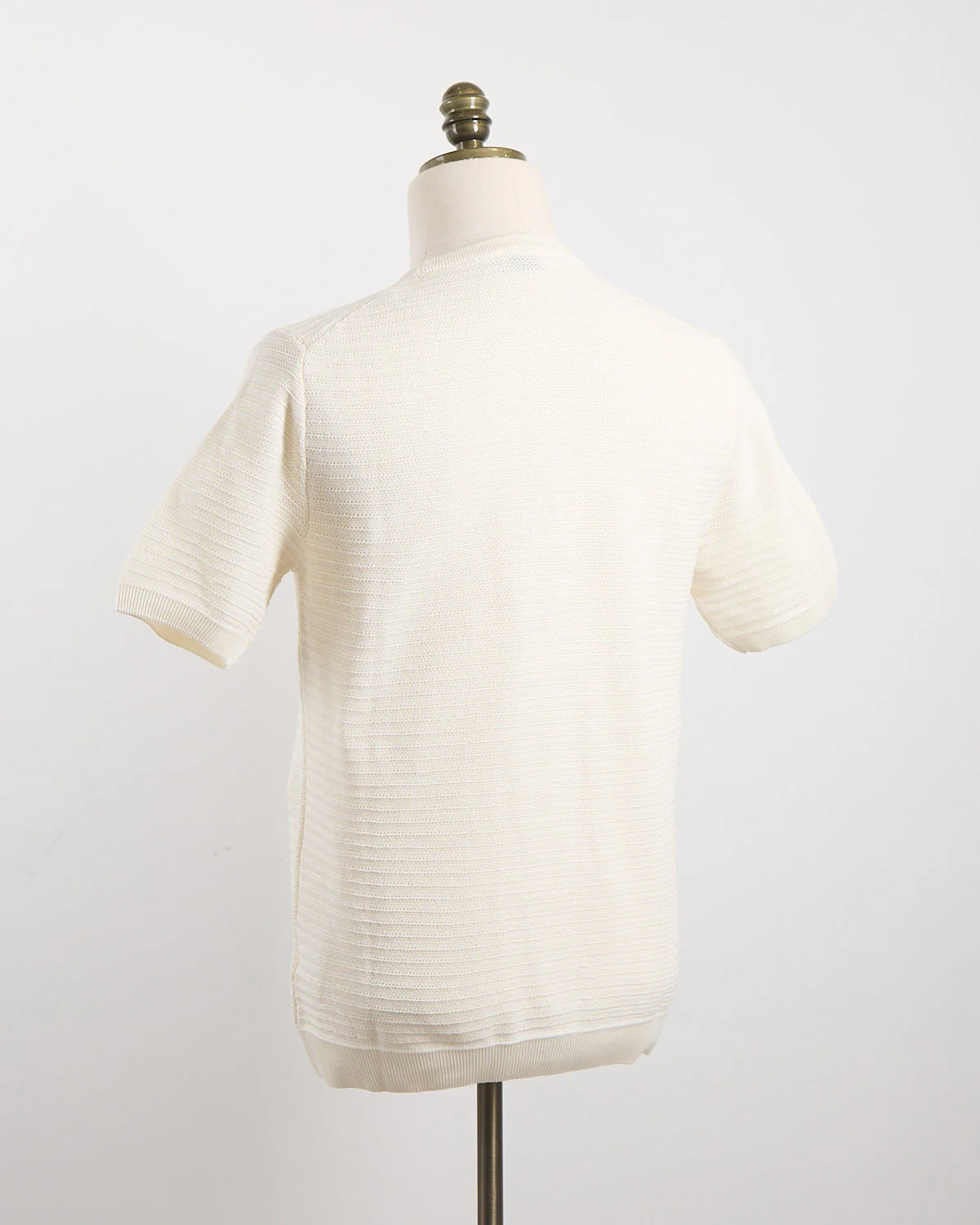 Chainlink Knit Ribbed T-Shirt - Image 3