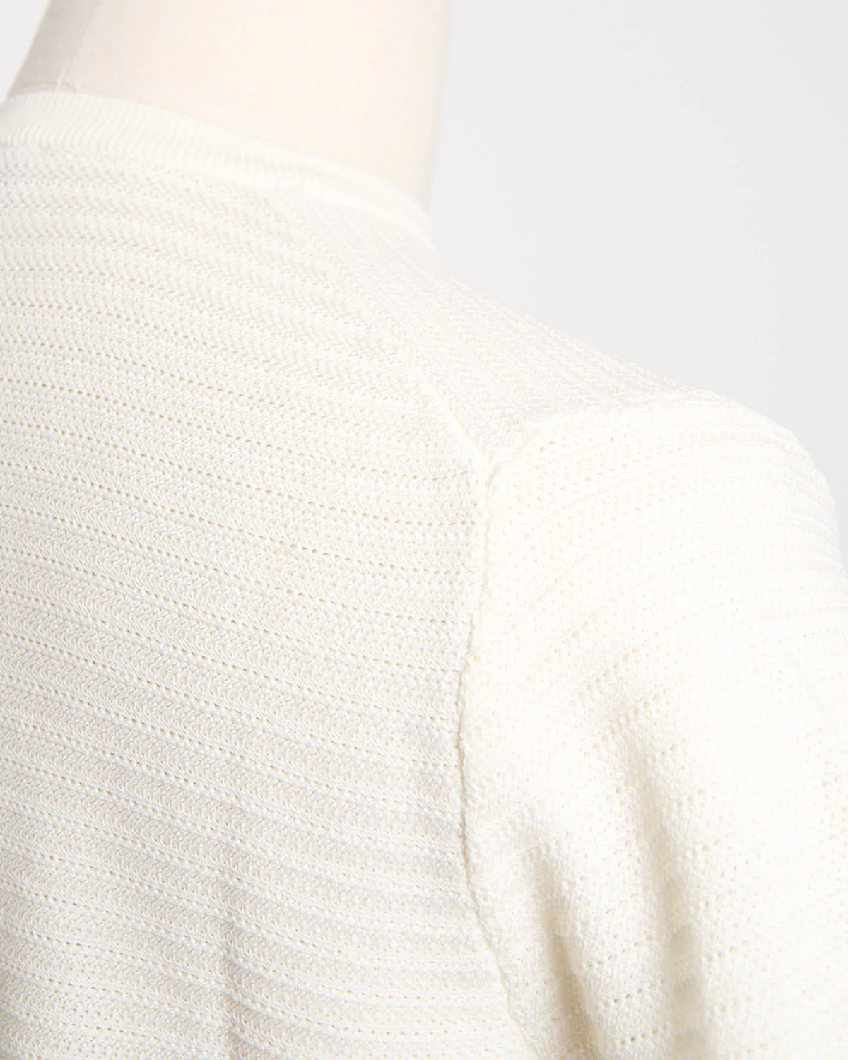 Chainlink Knit Ribbed T-Shirt - Image 5