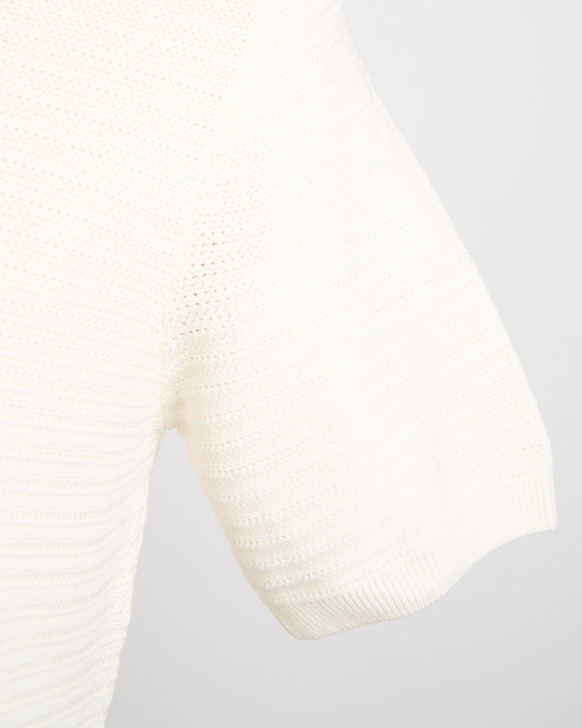 Chainlink Knit Ribbed T-Shirt - Image 7