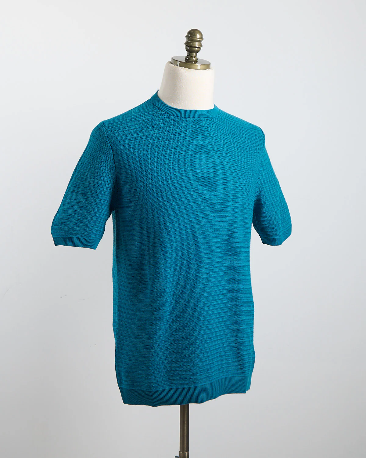 Chainlink Knit Ribbed T-Shirt
