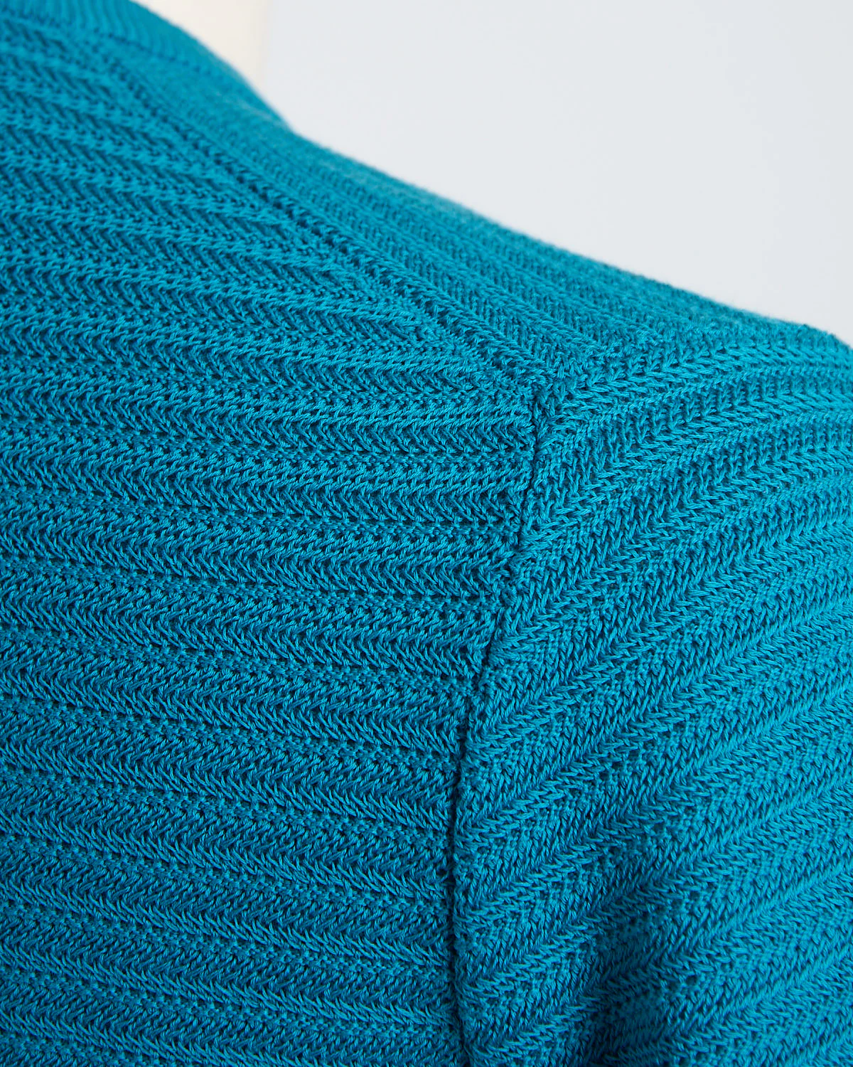 Chainlink Knit Ribbed T-Shirt - Image 4