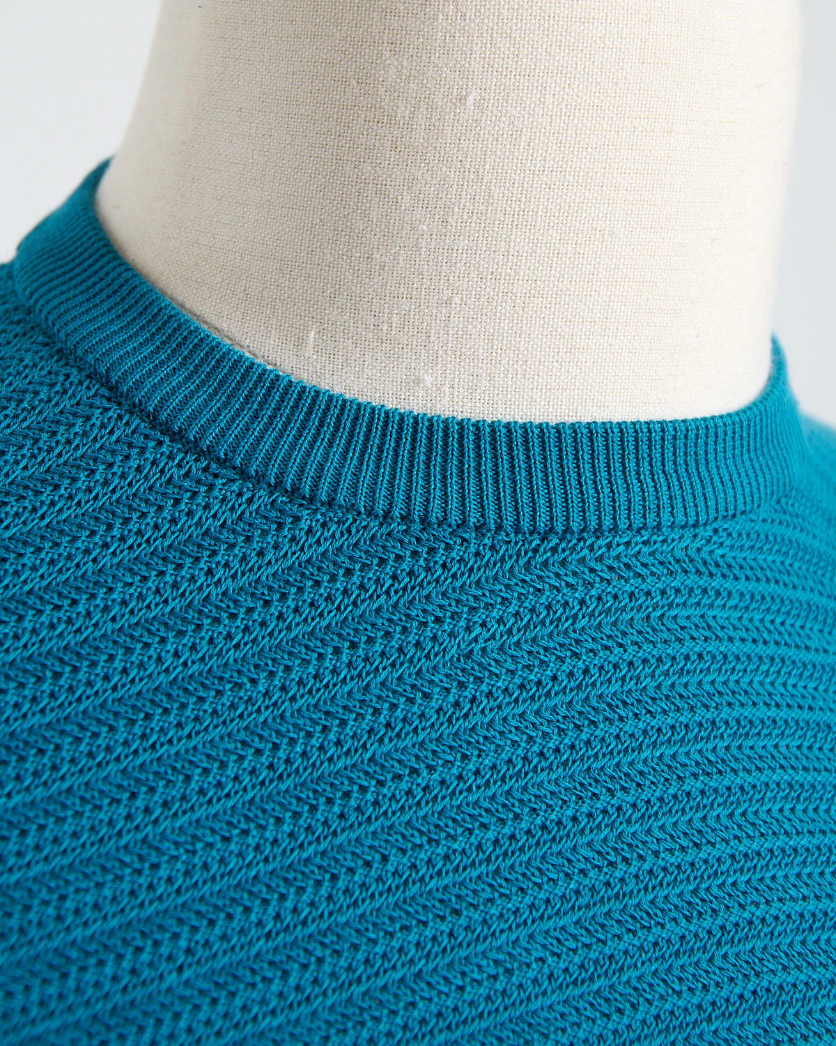 Chainlink Knit Ribbed T-Shirt - Image 7