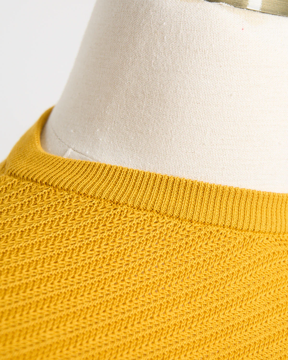 Chainlink Knit Ribbed T-Shirt - Image 2