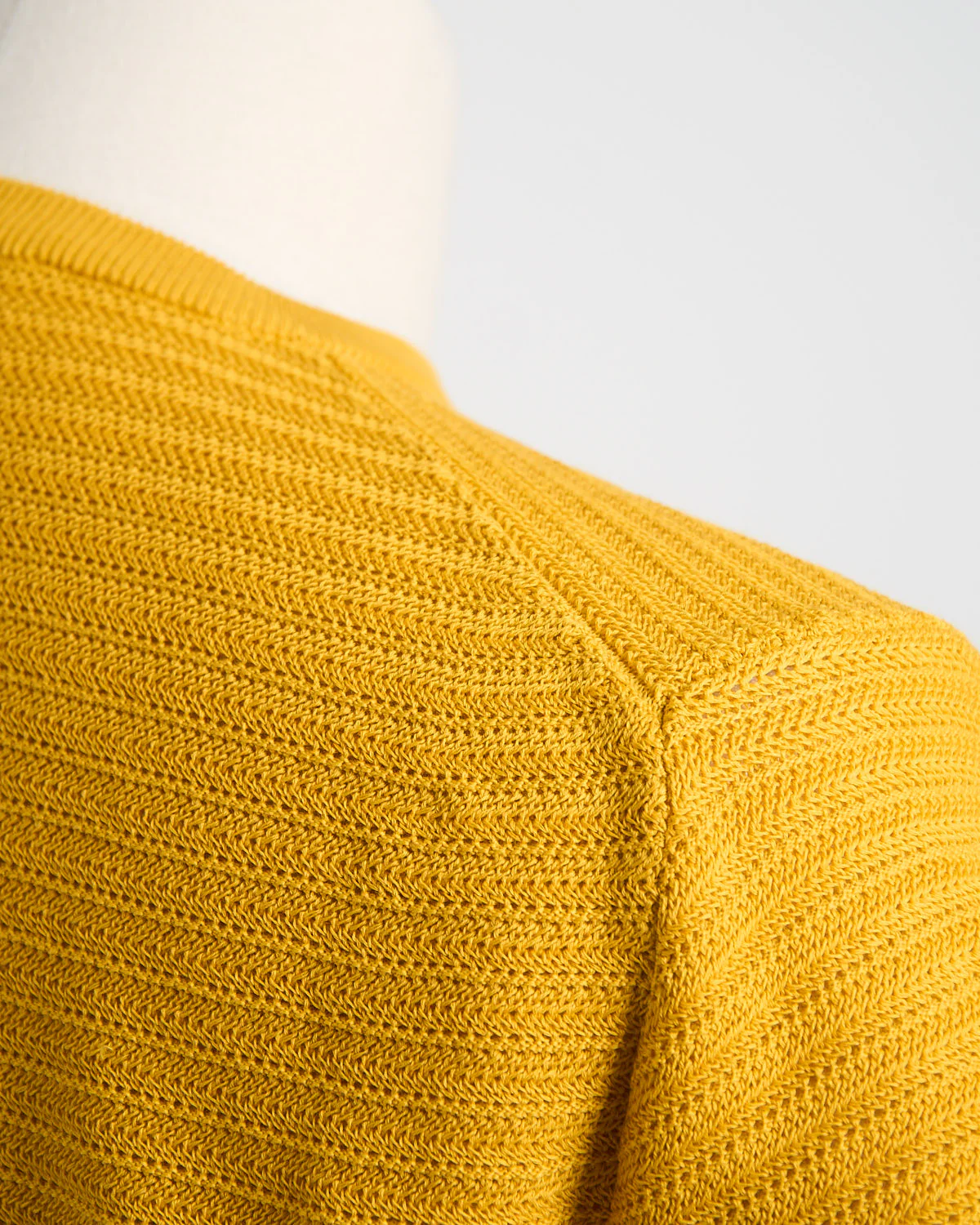 Chainlink Knit Ribbed T-Shirt - Image 4