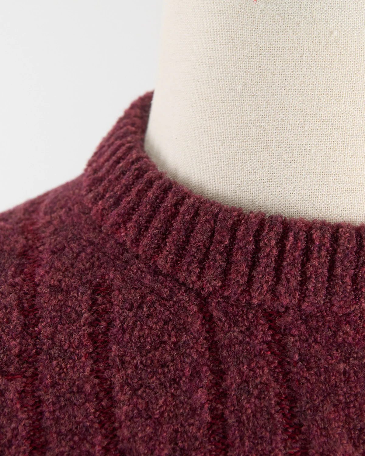 Plush Comfy Cableknit Crewneck Sweater - Image 3