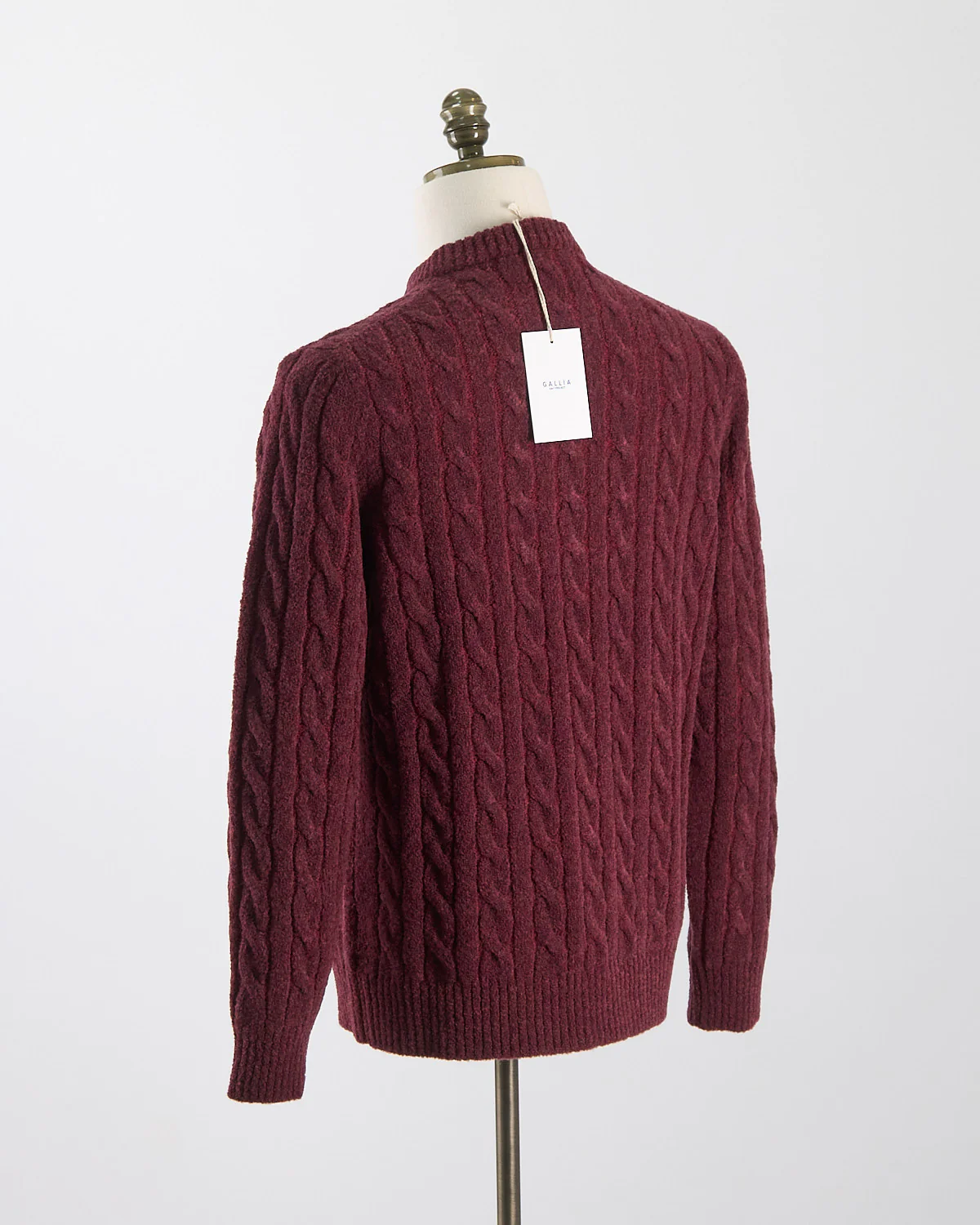 Plush Comfy Cableknit Crewneck Sweater - Image 6
