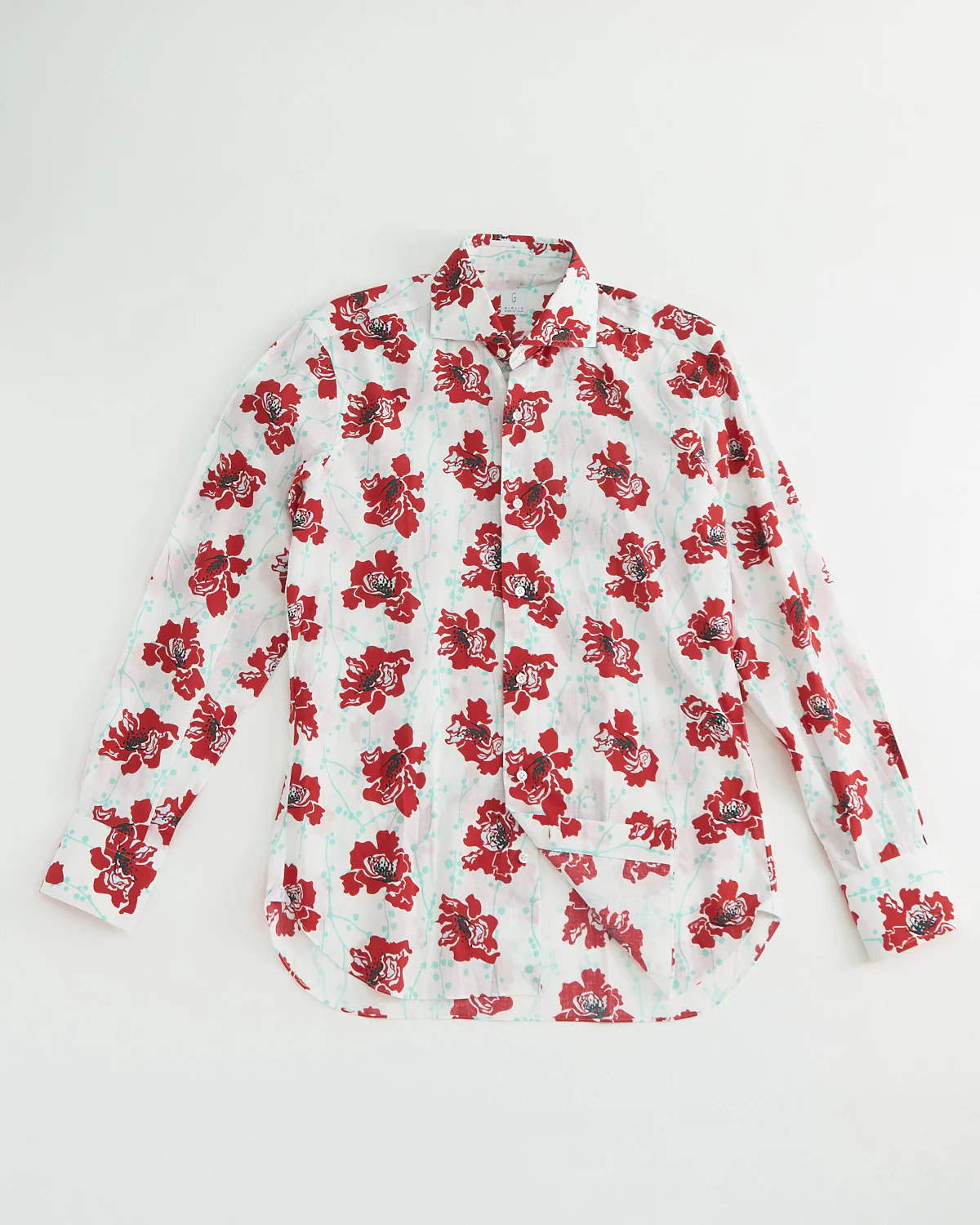 Poppy Print Shirt - Image 6