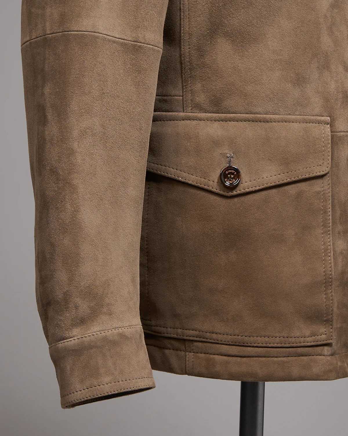 Hooded Suede Safari Jacket - Image 3