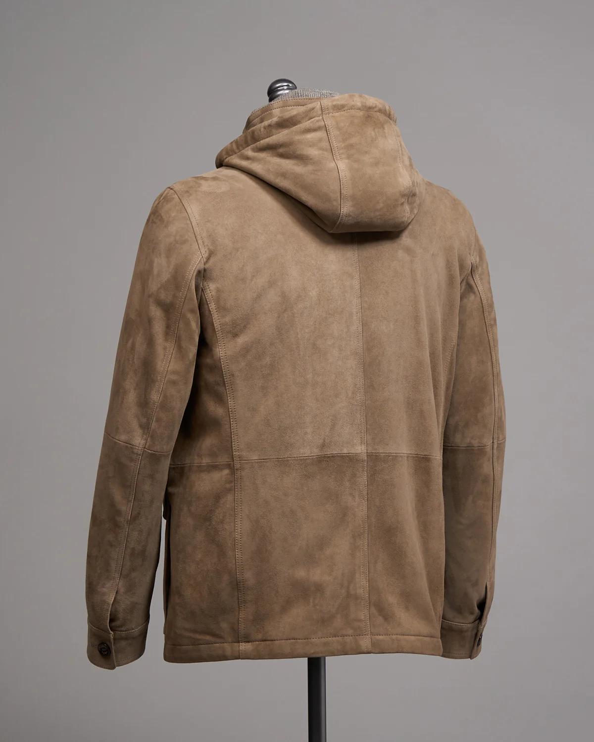 Hooded Suede Safari Jacket - Image 4