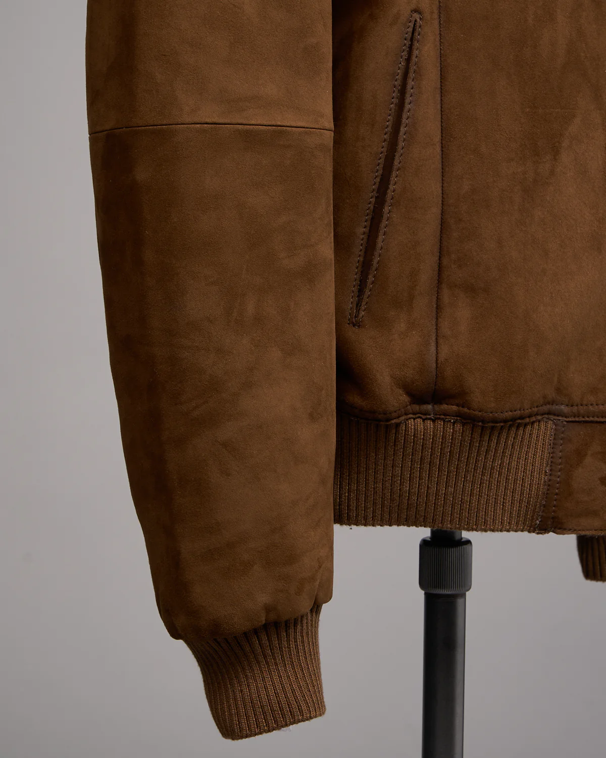 Shearling Suede Bomber - Image 3