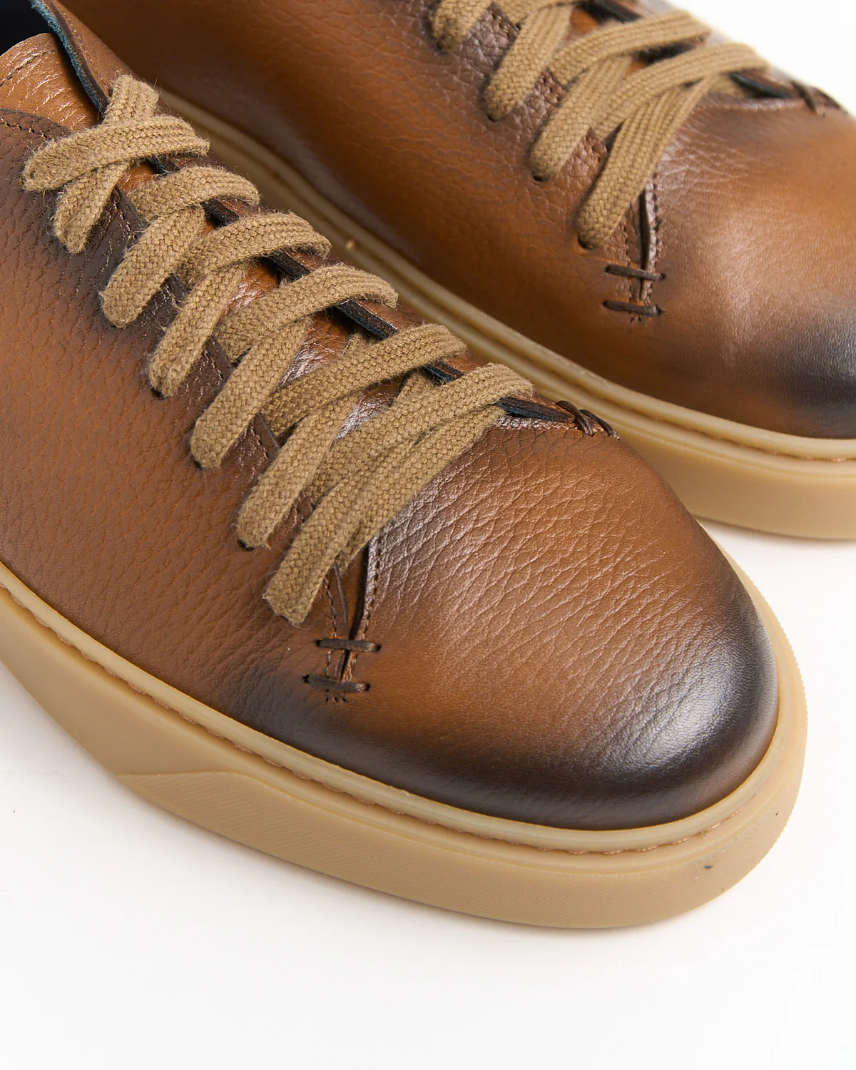 Bottalato Gum Sole Soft Leather Sneakers - Image 2