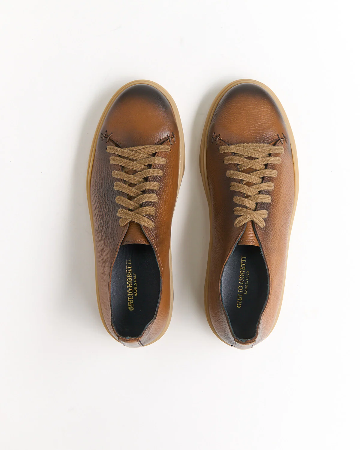 Bottalato Gum Sole Soft Leather Sneakers - Image 7