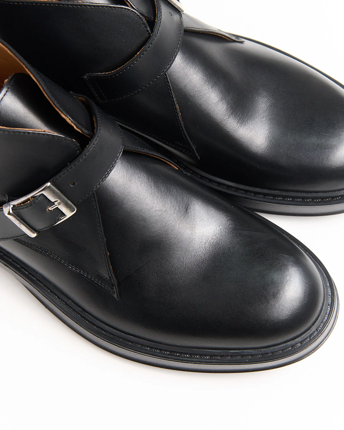 Monk Strap Leather Chukkas - Image 2