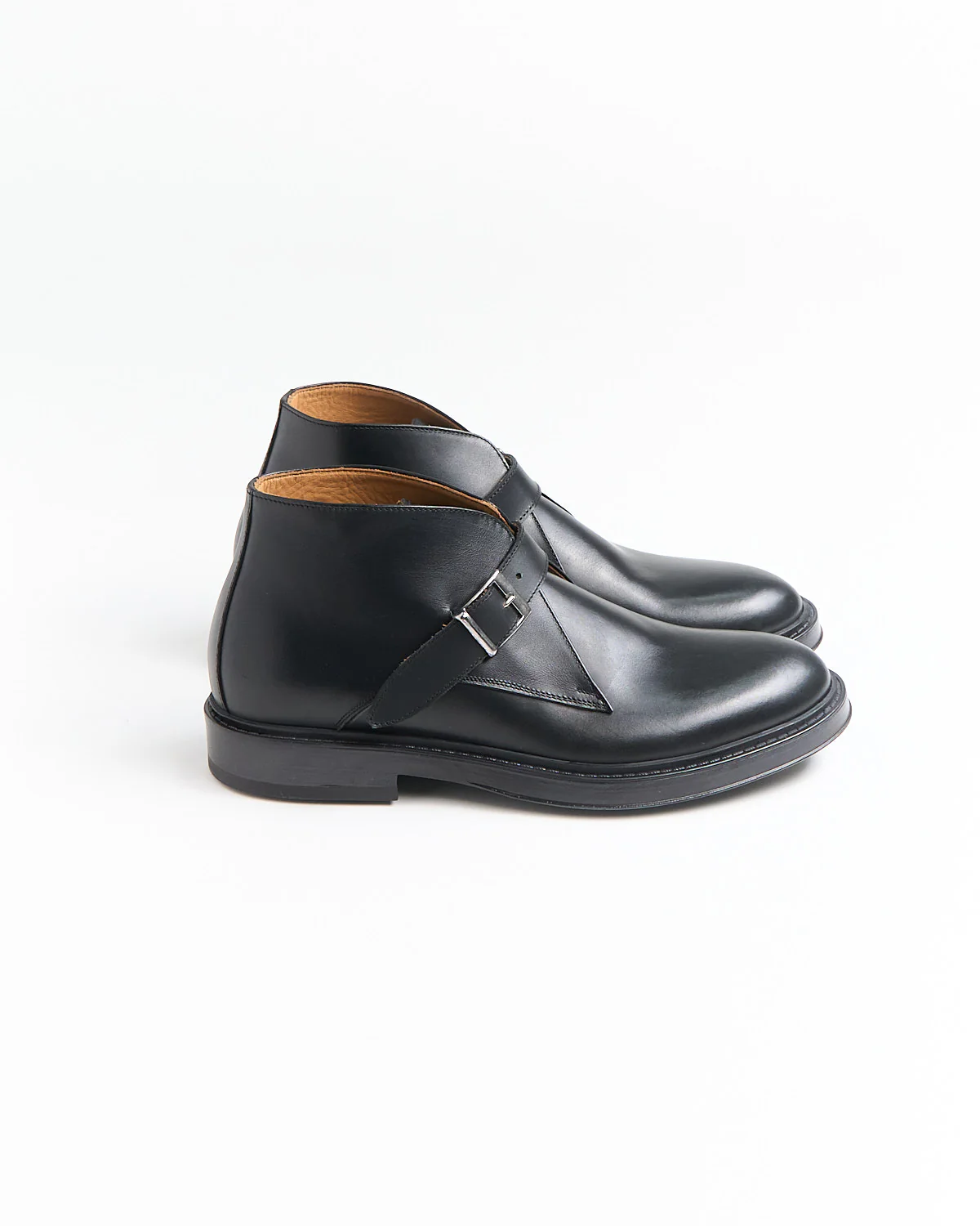 Monk Strap Leather Chukkas - Image 5