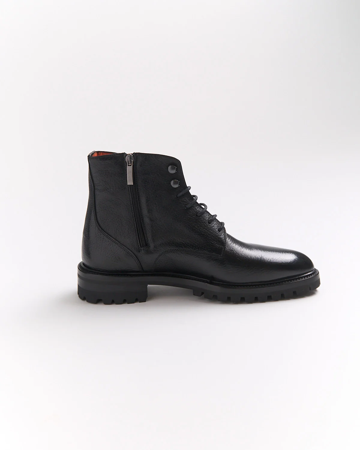 St. Moritz Lug Sole Leather Lace Up Boots - Image 4
