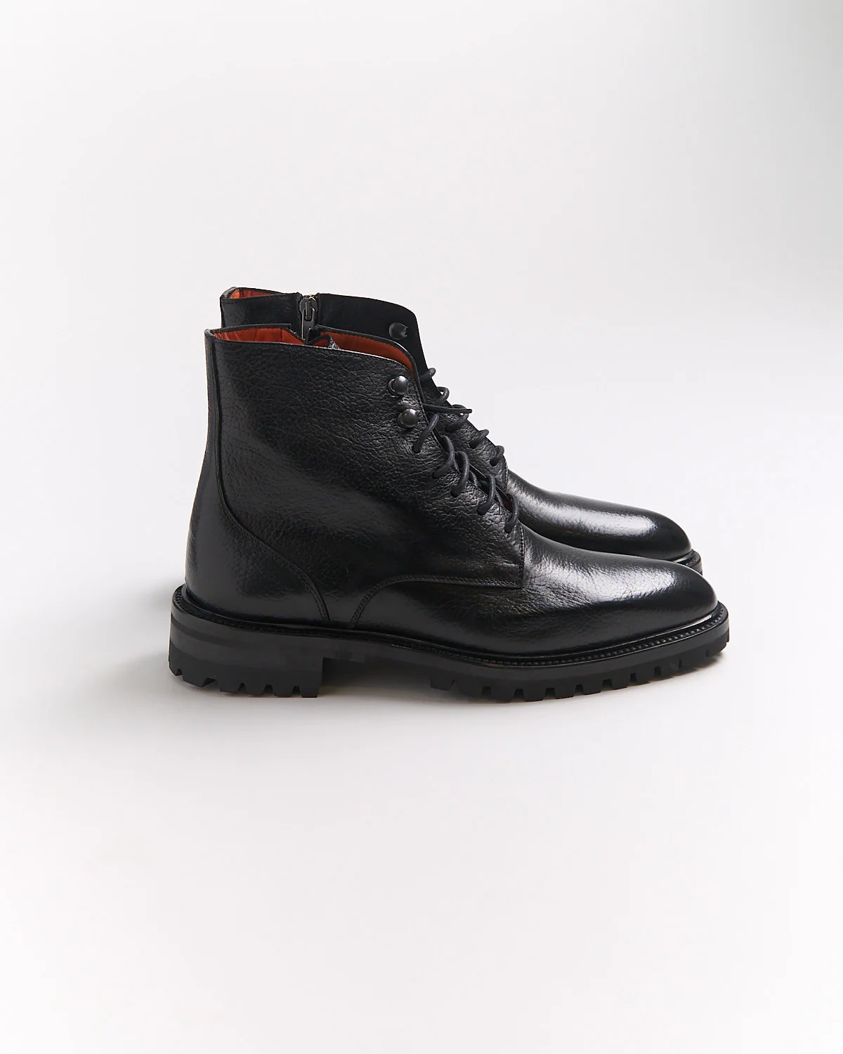 St. Moritz Lug Sole Leather Lace Up Boots - Image 5
