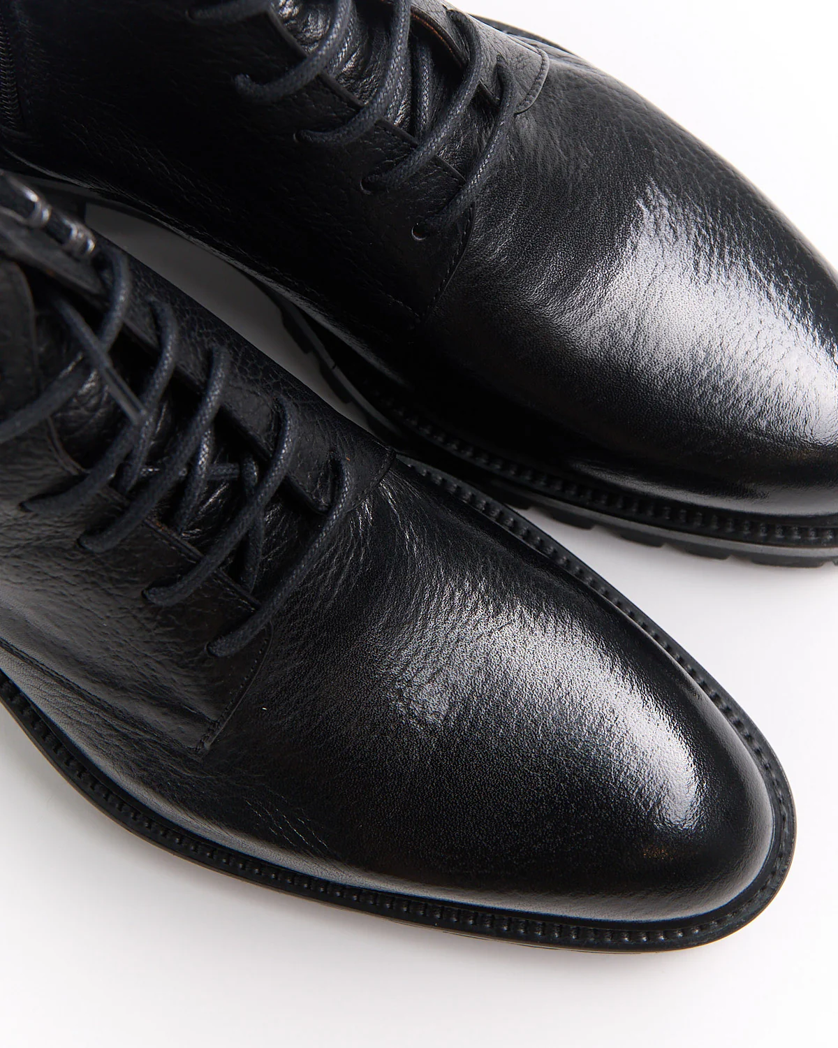 St. Moritz Lug Sole Leather Lace Up Boots - Image 6