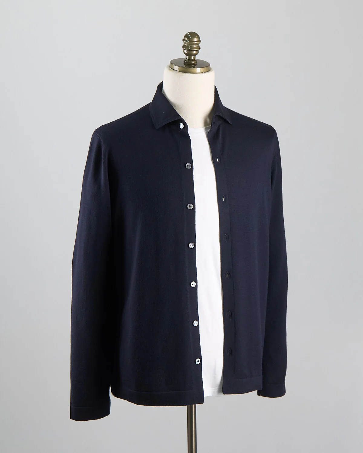 Athleisure Full Button Wool Shirt