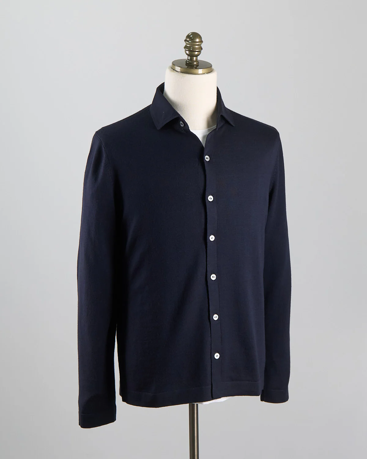 Athleisure Full Button Wool Shirt - Image 2