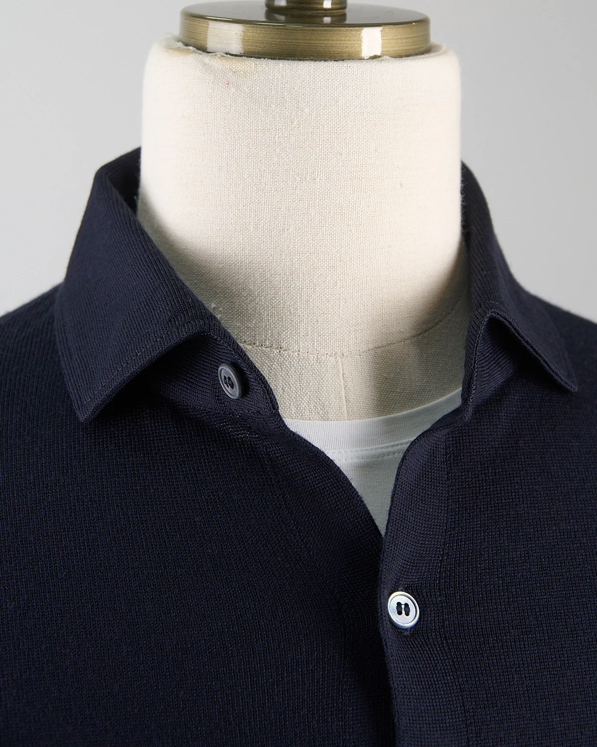 Athleisure Full Button Wool Shirt - Image 4
