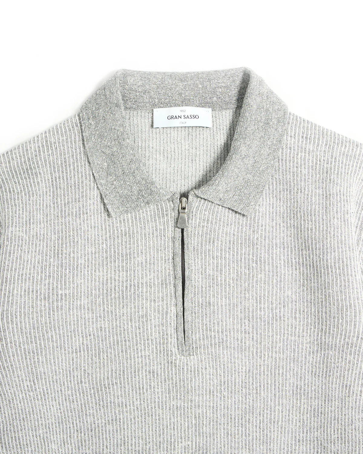 Cotton & Linen Summer 1/4 Zip Polo - Image 4