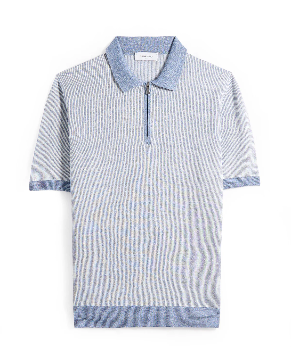 Cotton & Linen Summer 1/4 Zip Polo