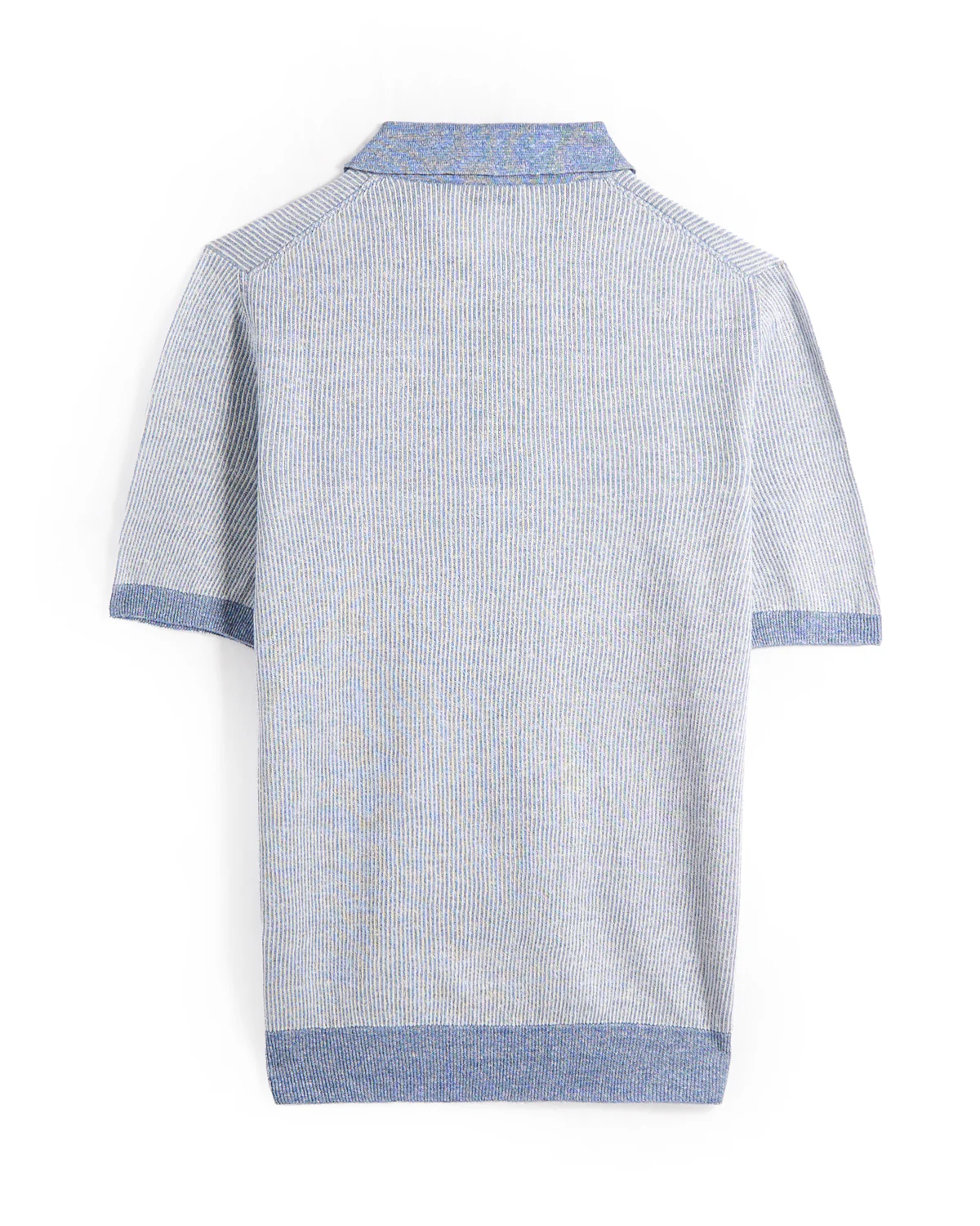 Cotton & Linen Summer 1/4 Zip Polo - Image 3