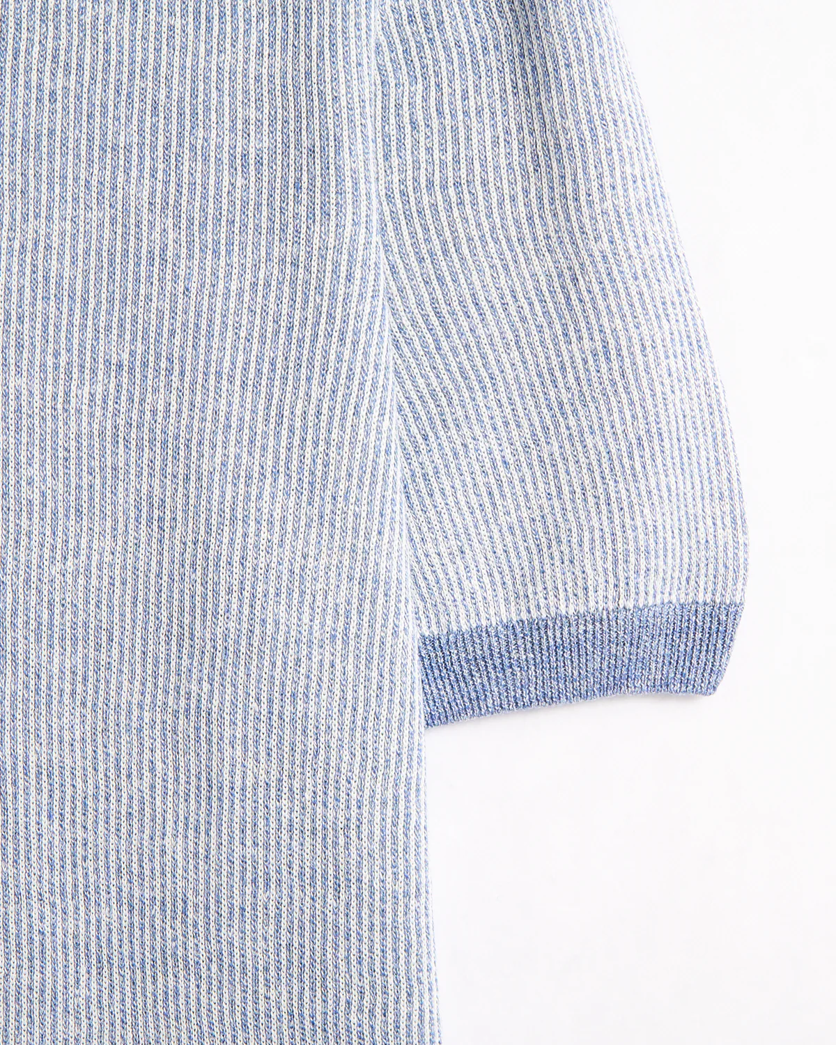 Cotton & Linen Summer 1/4 Zip Polo - Image 4
