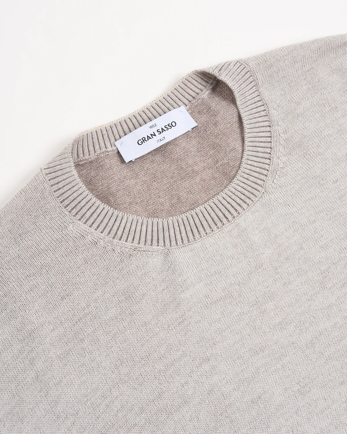 Double Faced Wool Crewneck Sweater - Image 2