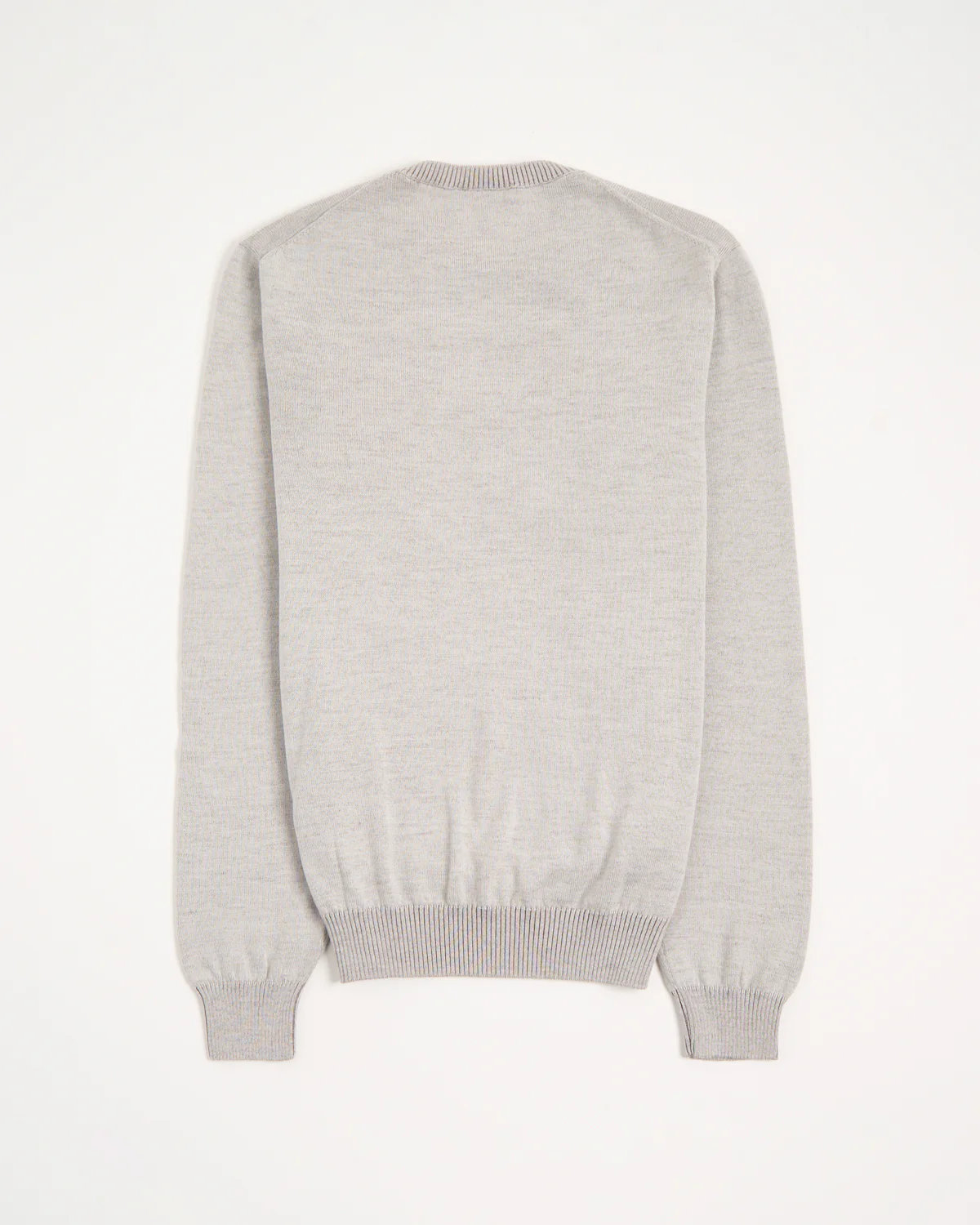 Double Faced Wool Crewneck Sweater - Image 3
