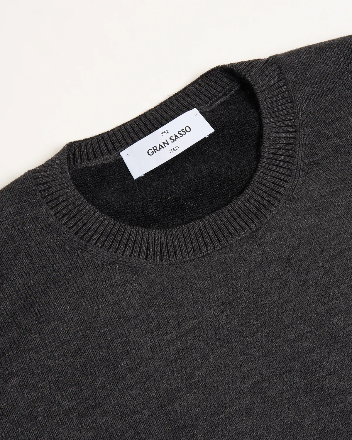 Double Faced Wool Crewneck Sweater - Image 2