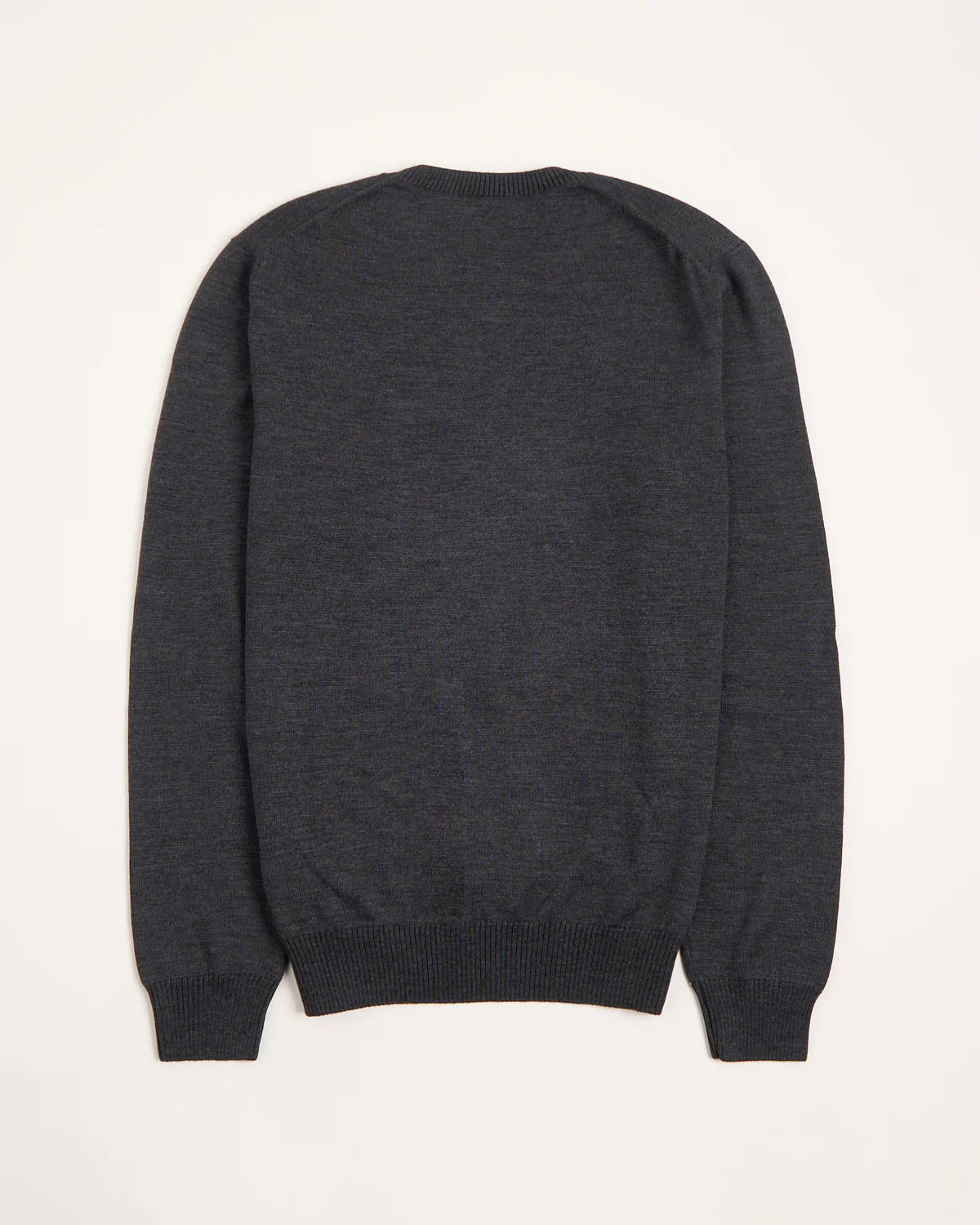 Double Faced Wool Crewneck Sweater - Image 3