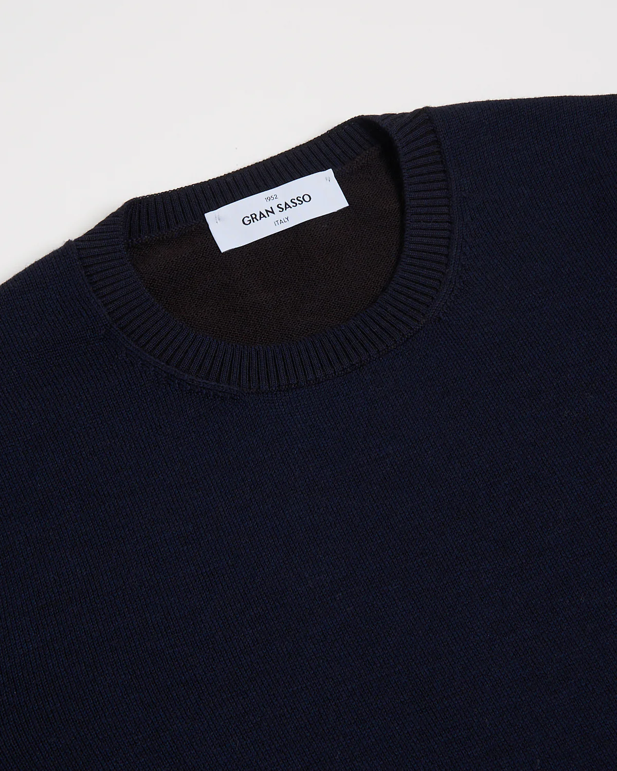 Double Faced Wool Crewneck Sweater - Image 3
