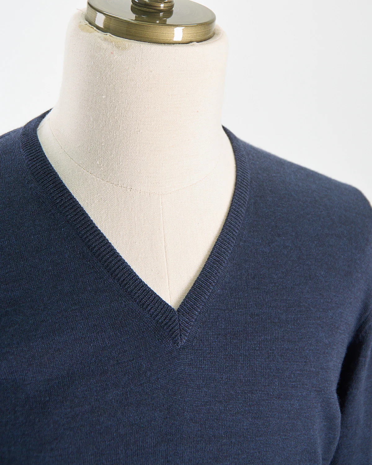 Lightweight Wool V-Neck - Image 3