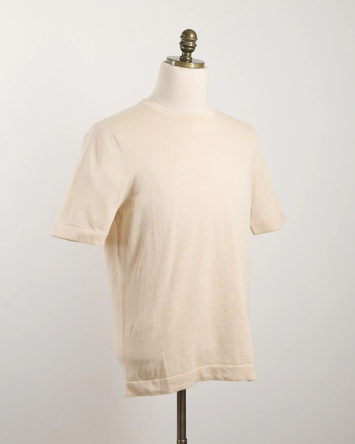 Linen & Cotton Fine Knit T-Shirt