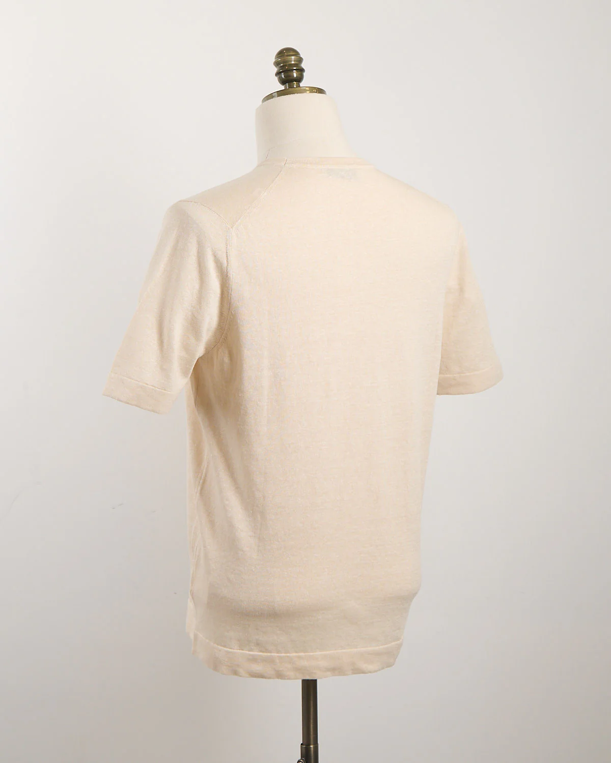 Linen & Cotton Fine Knit T-Shirt - Image 3