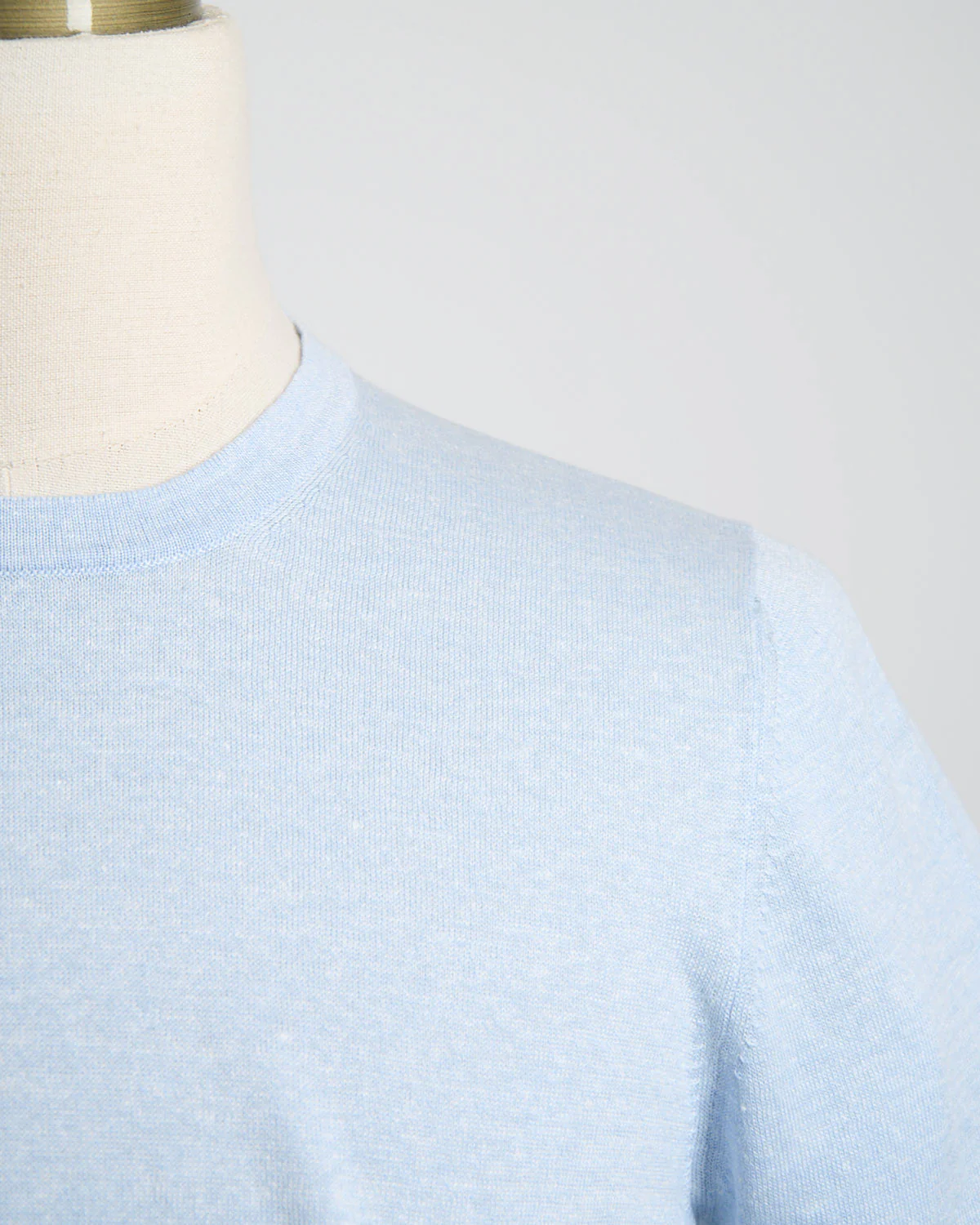 Linen & Cotton Fine Knit T-Shirt - Image 2