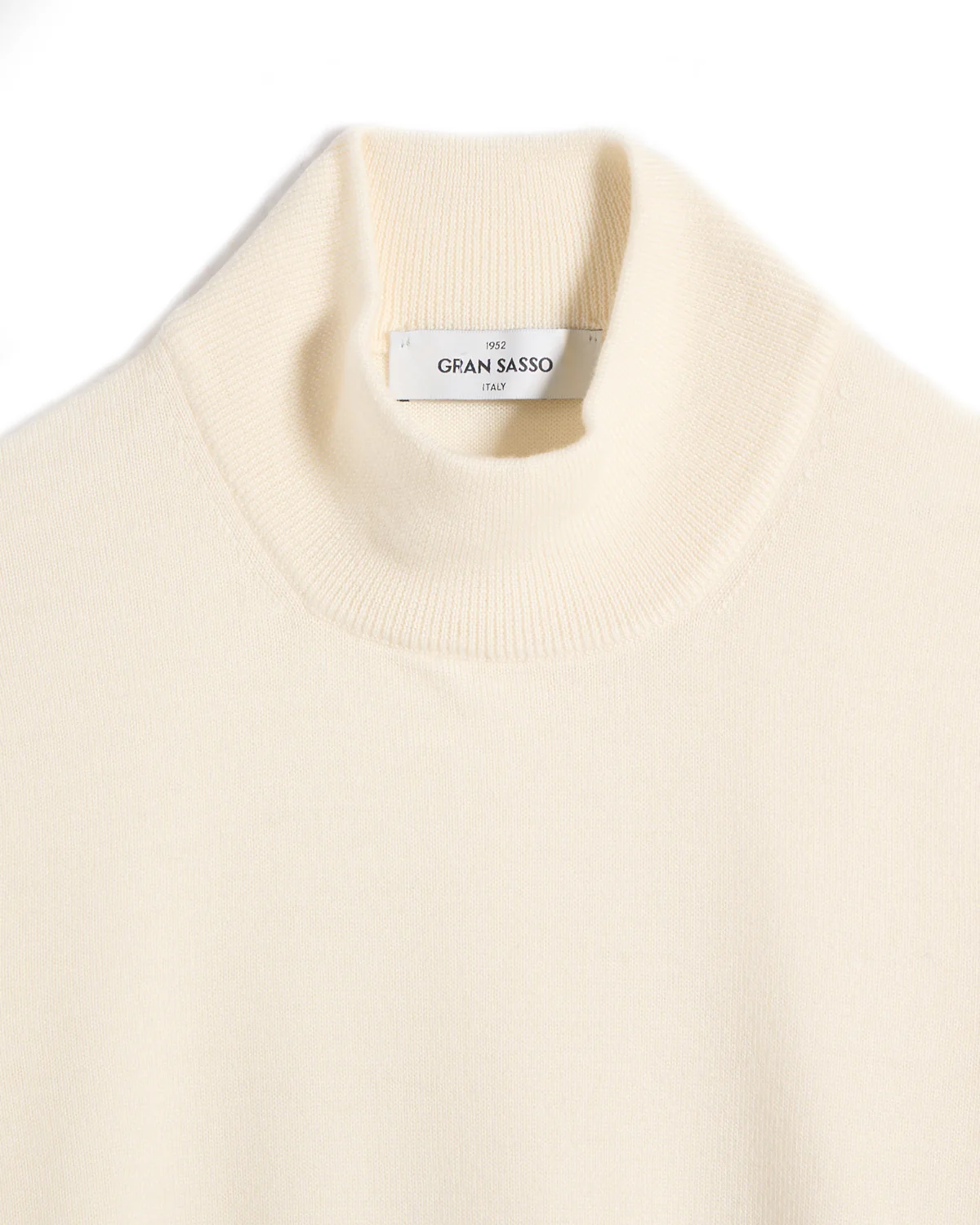 Mock Neck Wool Sweater - Image 4