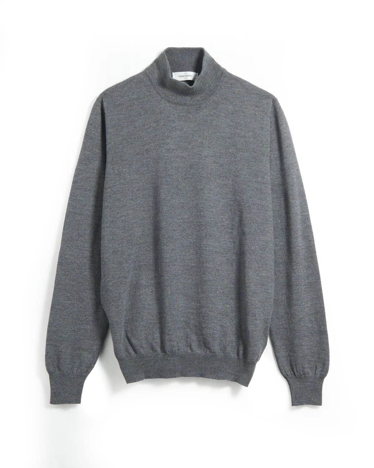 Mock Neck Wool Sweater