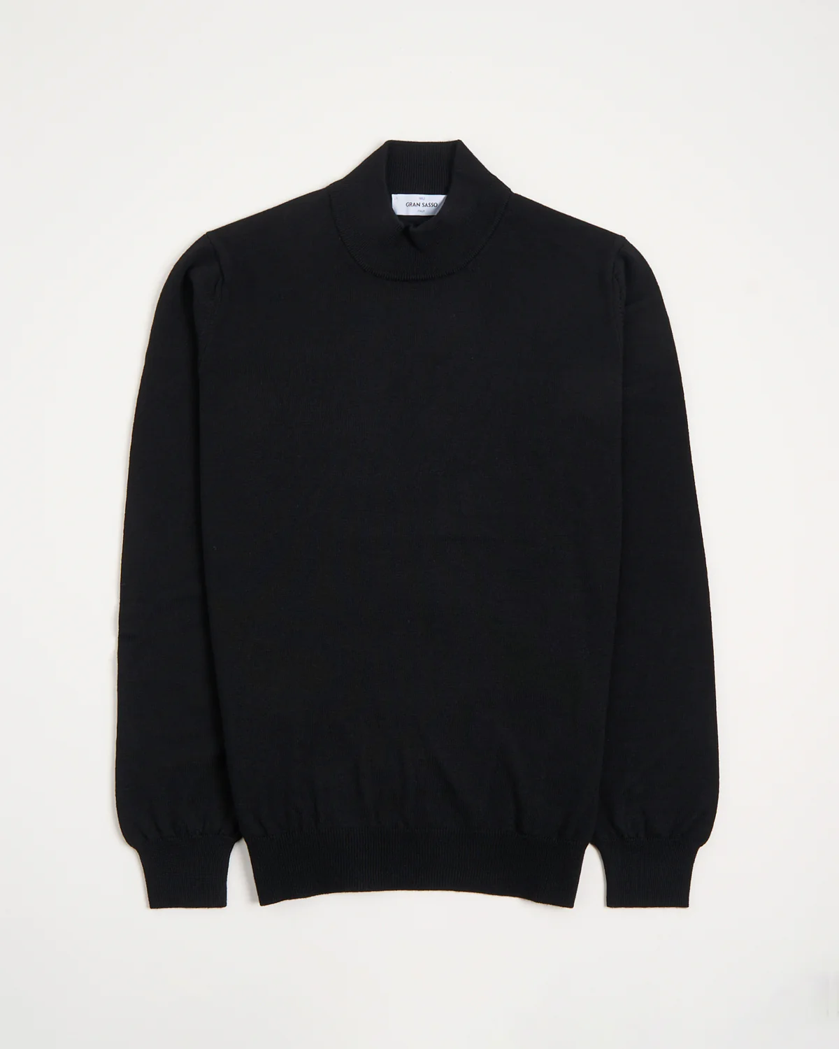 Mock Neck Wool Sweater