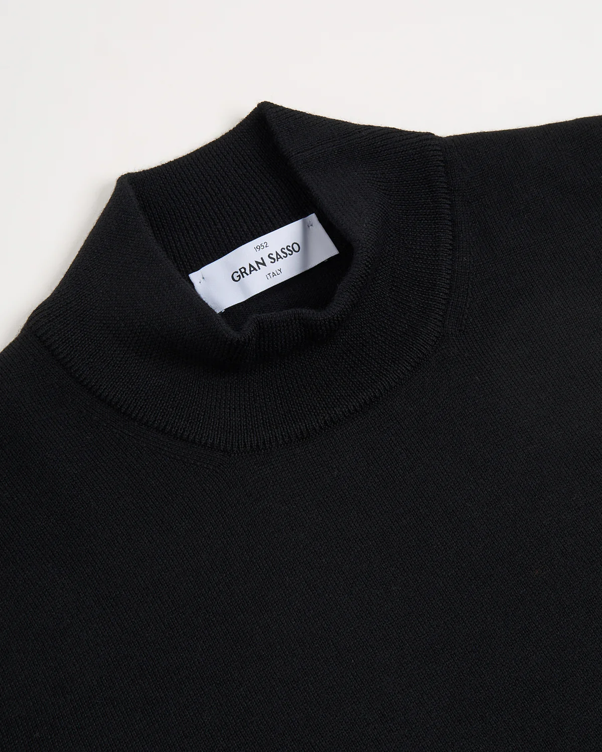 Mock Neck Wool Sweater - Image 2