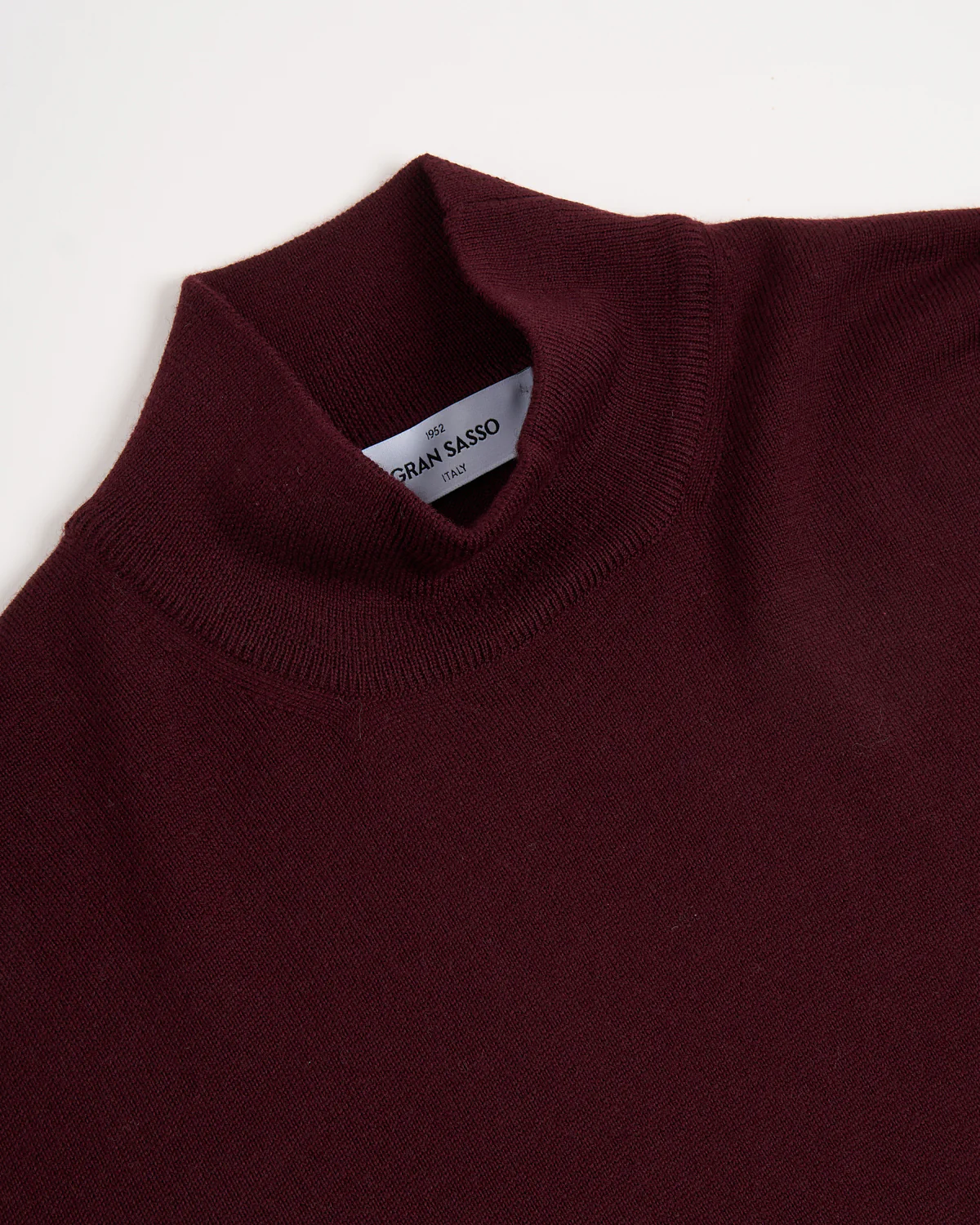 Mock Neck Wool Sweater - Image 2